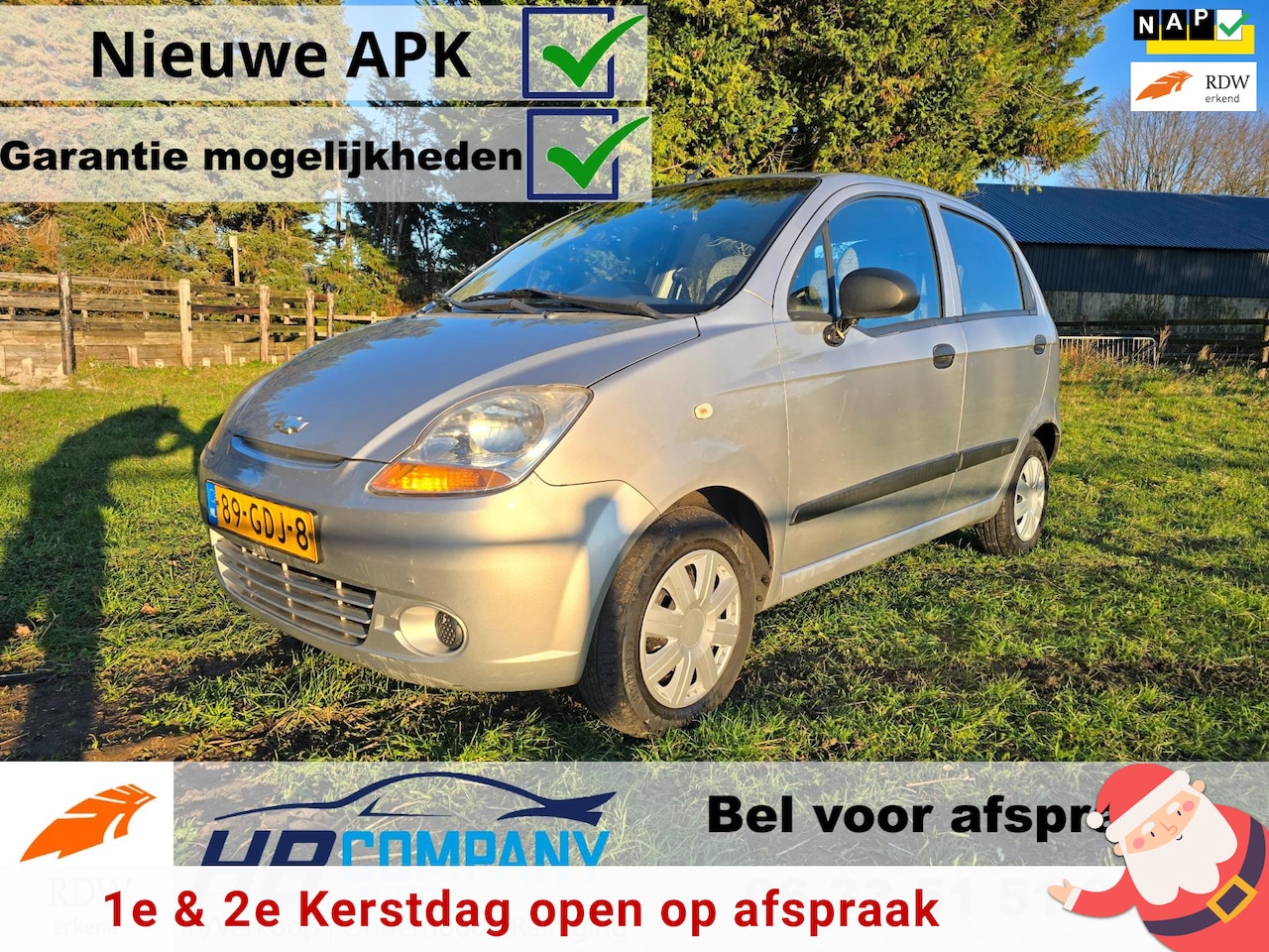 Chevrolet Matiz - 0.8 Spirit | Airco | Nieuwe APK 22-12-2026 | Stuurbekrachtiging | Nieuwe Distributieriem | - AutoWereld.nl