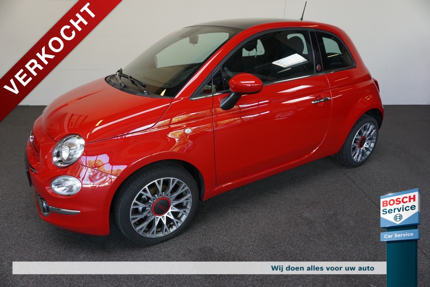 Fiat 500 - 1.0 70pk Hybrid eco Red 1e Eigenaar - AutoWereld.nl