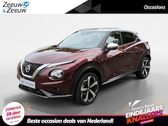 Nissan Juke - 1.0 DIG-T Tekna | TREKHAAK | STOELVERWARMING | BOSE | NAVI | 360 CAMERA | 1 JAAR GARANTIE