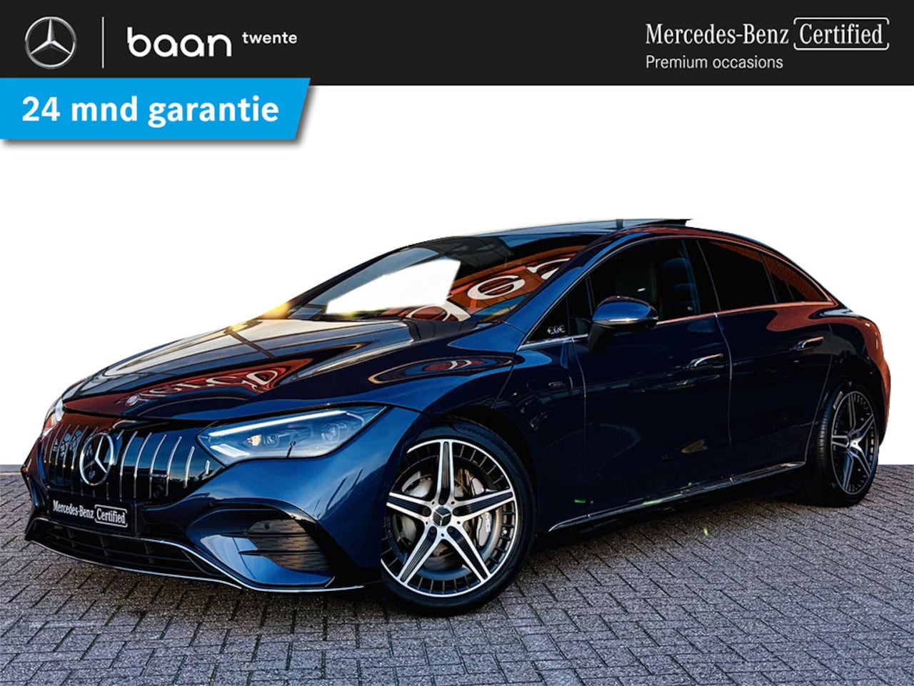 Mercedes-Benz EQE - AMG 43 4-Matic 90 kWh | Premium pakket | Panoramadak | Achterassturing | Distronic | Elek. - AutoWereld.nl