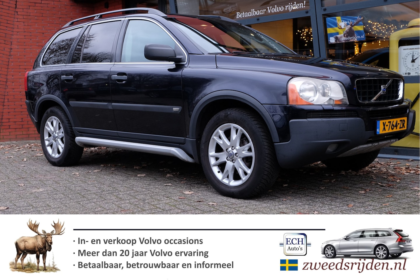Volvo XC90 - 2.5T 210 pk Aut. AWD Momentum Leer, Xenon, Trekhaak - AutoWereld.nl