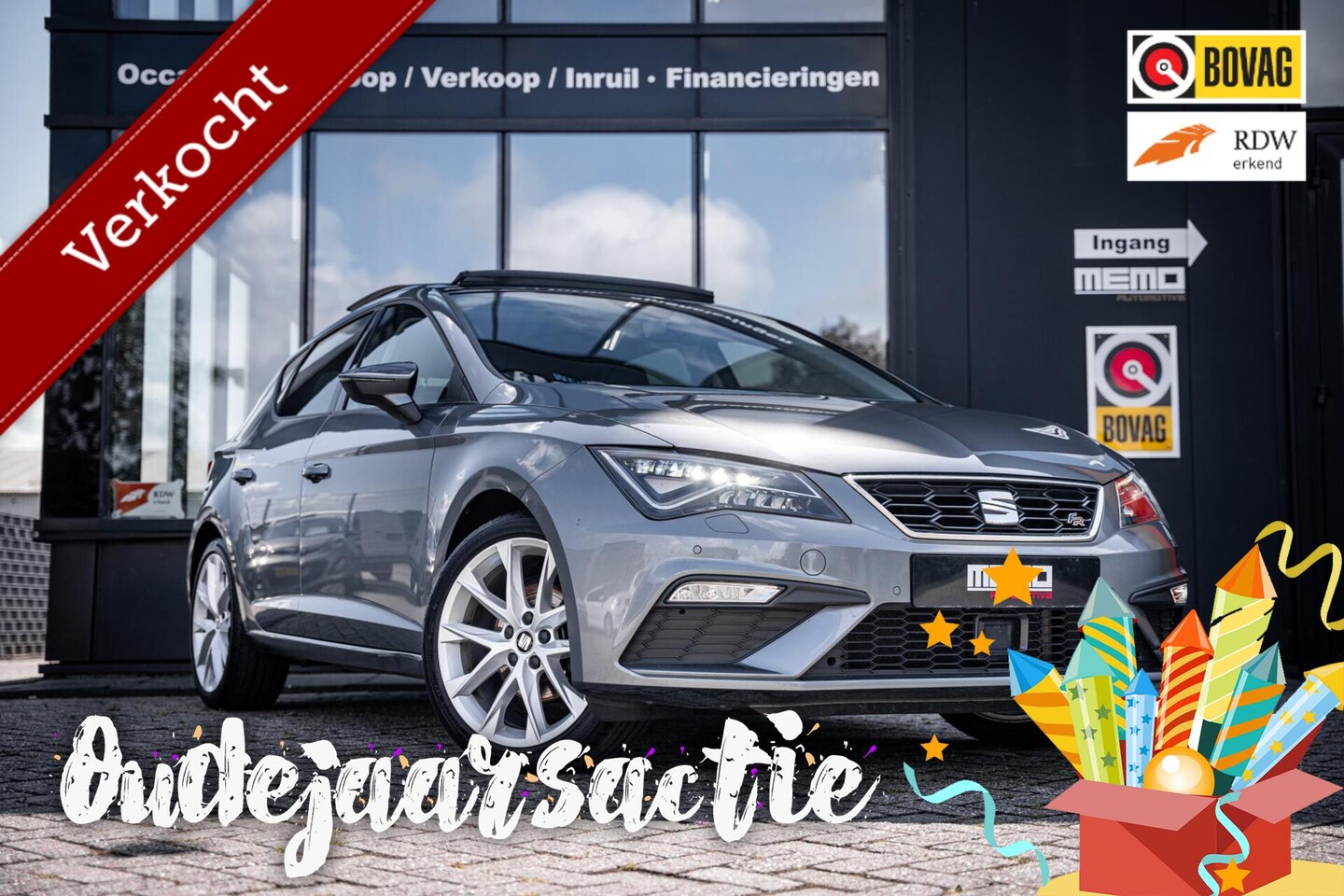 SEAT Leon - 1.4 TSI ACT FR*PANO*AUTOMAAT*CAMERA*CARPLAY*TREKH* - AutoWereld.nl