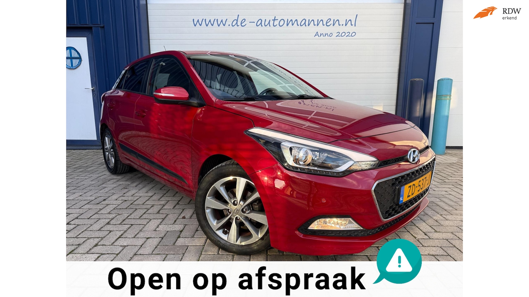 Hyundai i20 - 1.4i 100 pk Dynamic AUTOMAAT / ECC / CRUISE / PDC / 60.188 km - AutoWereld.nl