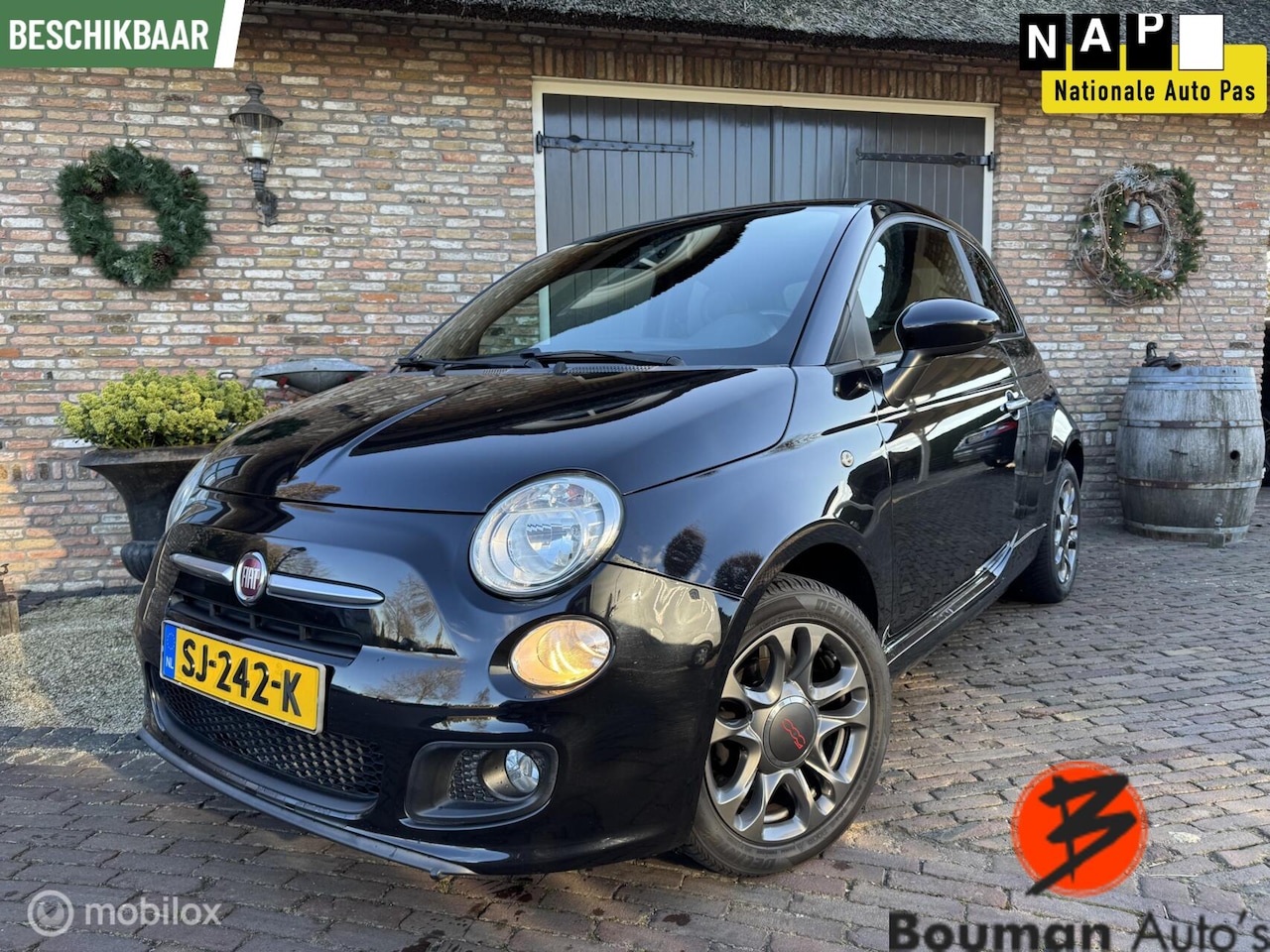 Fiat 500 - 1.2 500S - Sport - Leder Bekleding - Nieuwe Apk - AutoWereld.nl