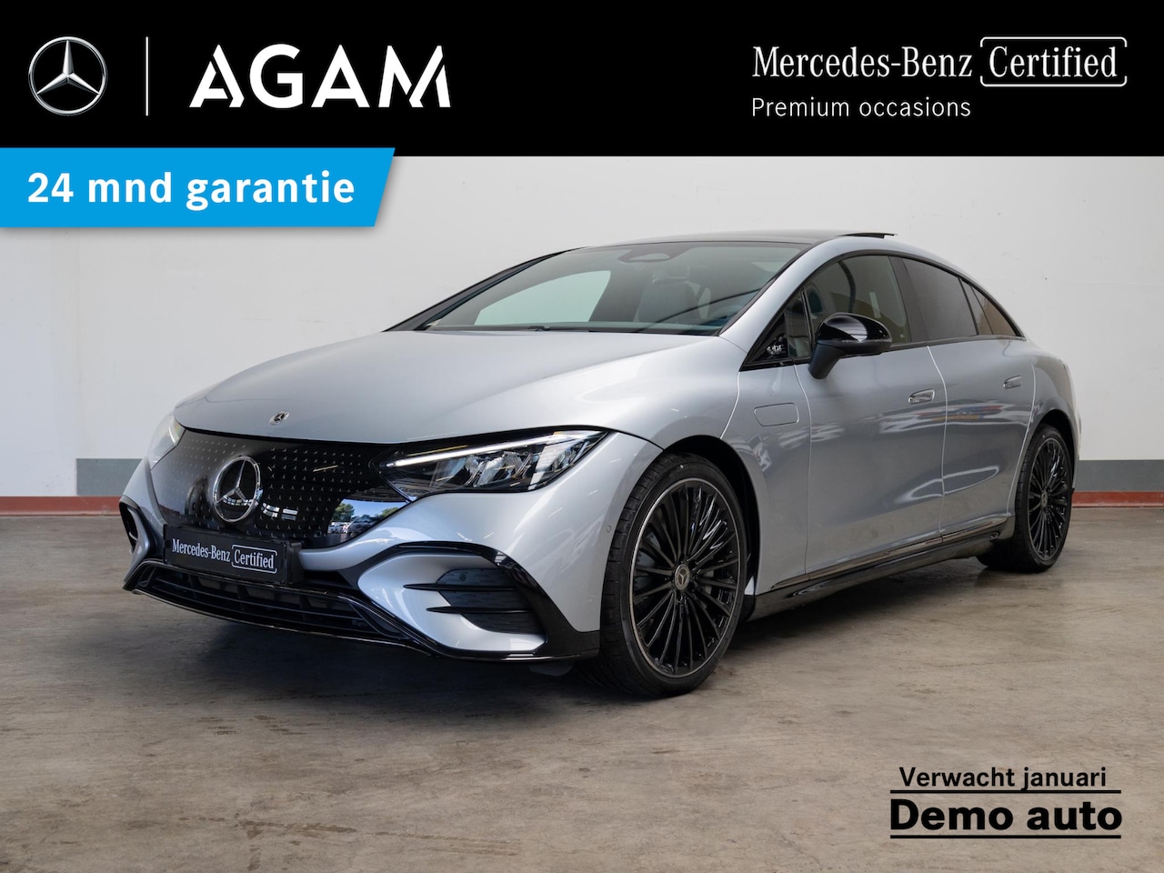 Mercedes-Benz EQE - Limousine 300 Business Solution AMG 90 kWh Panorama dak - AutoWereld.nl