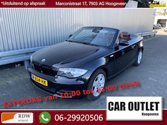 BMW 1-serie Cabrio - 118i Leer, Clima, Stoelvw, CC, Carplay, Windscherm, LM, nw. APK – Inruil Mogelijk –