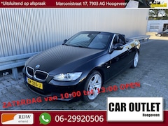 BMW 3-serie Cabrio - 320i High Executive AUTOMAAT, Leer, Navi, Clima, CC, PDC v/a, LM, – Inruil Mogelijk –