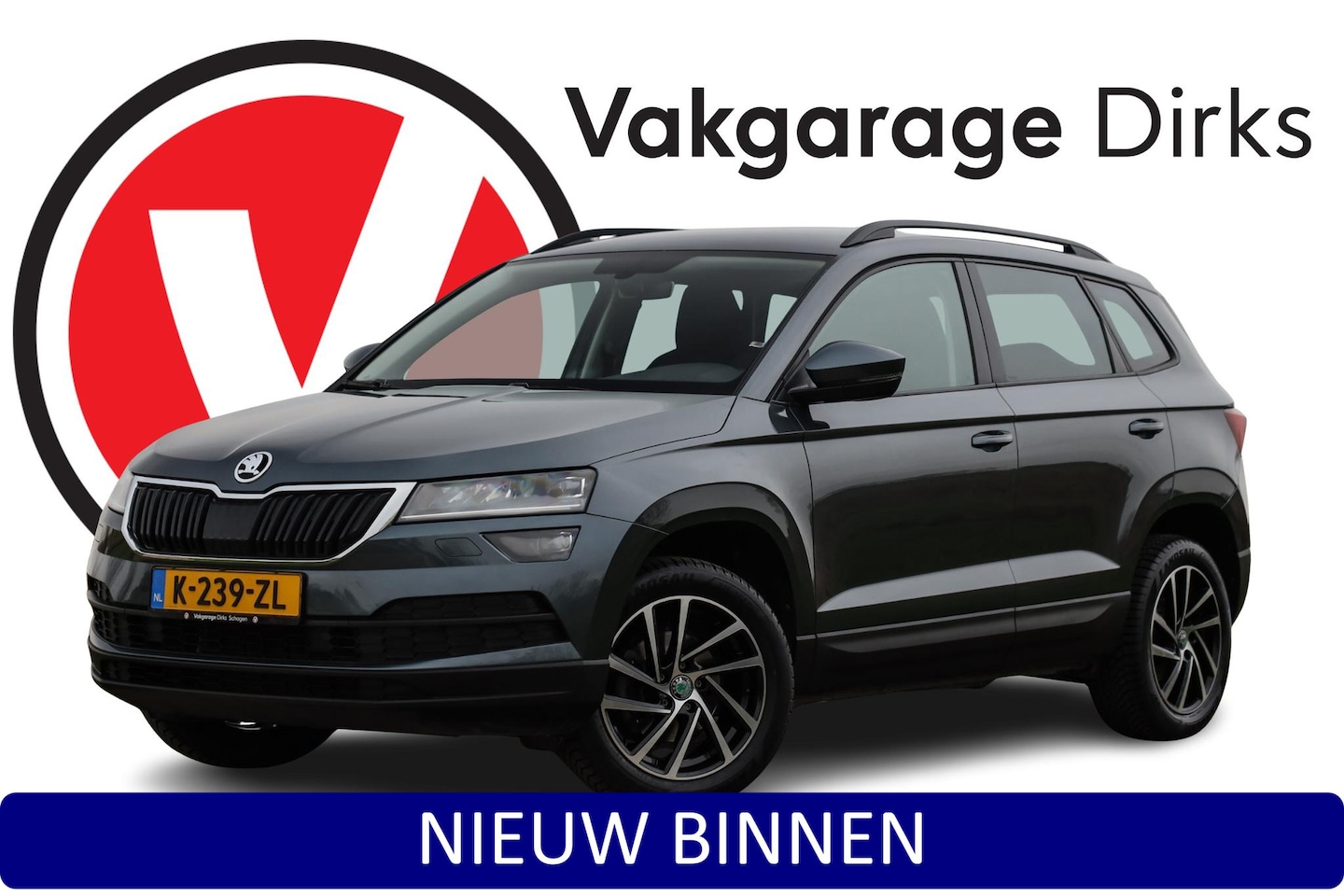Skoda Karoq - 1.5 TSI DSG Sport ✅ LED ✅ CarPlay ✅ Stoelverwarming - AutoWereld.nl