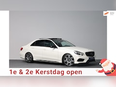Mercedes-Benz E-klasse - 400 AMG LED/PANORAMADAK/LEER+S.VERWARMING+VERKOELING/19" LMV/CAM/ACC/ECC/12 MND GARANTIE