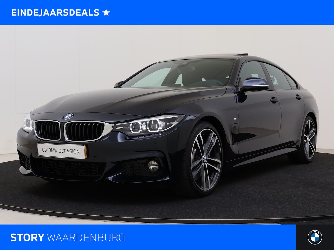 BMW 4-serie Gran Coupé - 430i High Executive M Sport Automaat / Schuif-kanteldak / Sportstoelen / Head-Up / M Sport - AutoWereld.nl