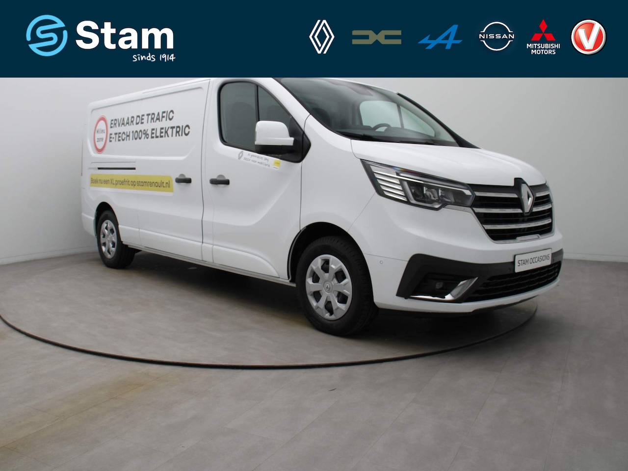 Renault Trafic E-Tech - 123pk Electric L2H1 T29 GB Comfort  Airco | Camera | Navi | Parkeersensoren - AutoWereld.nl