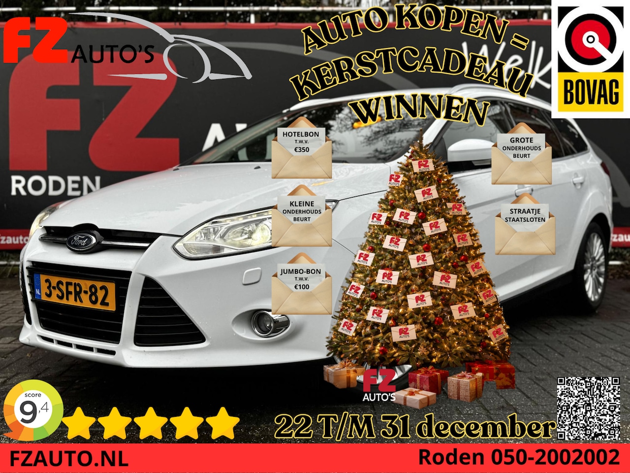 Ford Focus Wagon - 1.6 EcoBoost Titanium - Navigatie - Climate Controle - Afn trekhaak - AutoWereld.nl