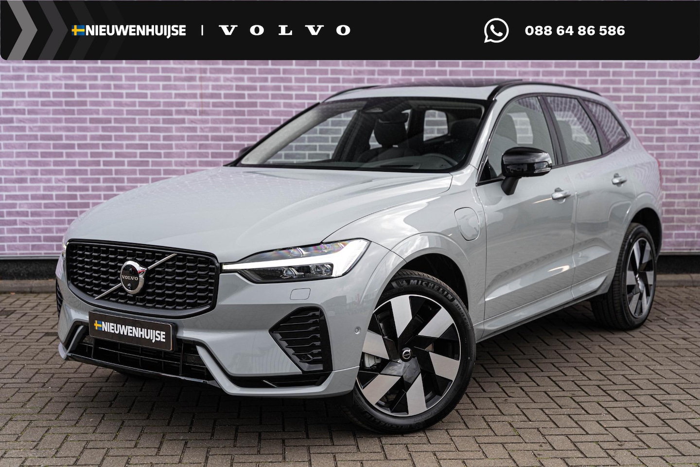 Volvo XC60 - 2.0 T6 Plug-in hybrid AWD Ultra Dark | Luchtvering | Harman Kardon Audio | Trekhaak | Schu - AutoWereld.nl