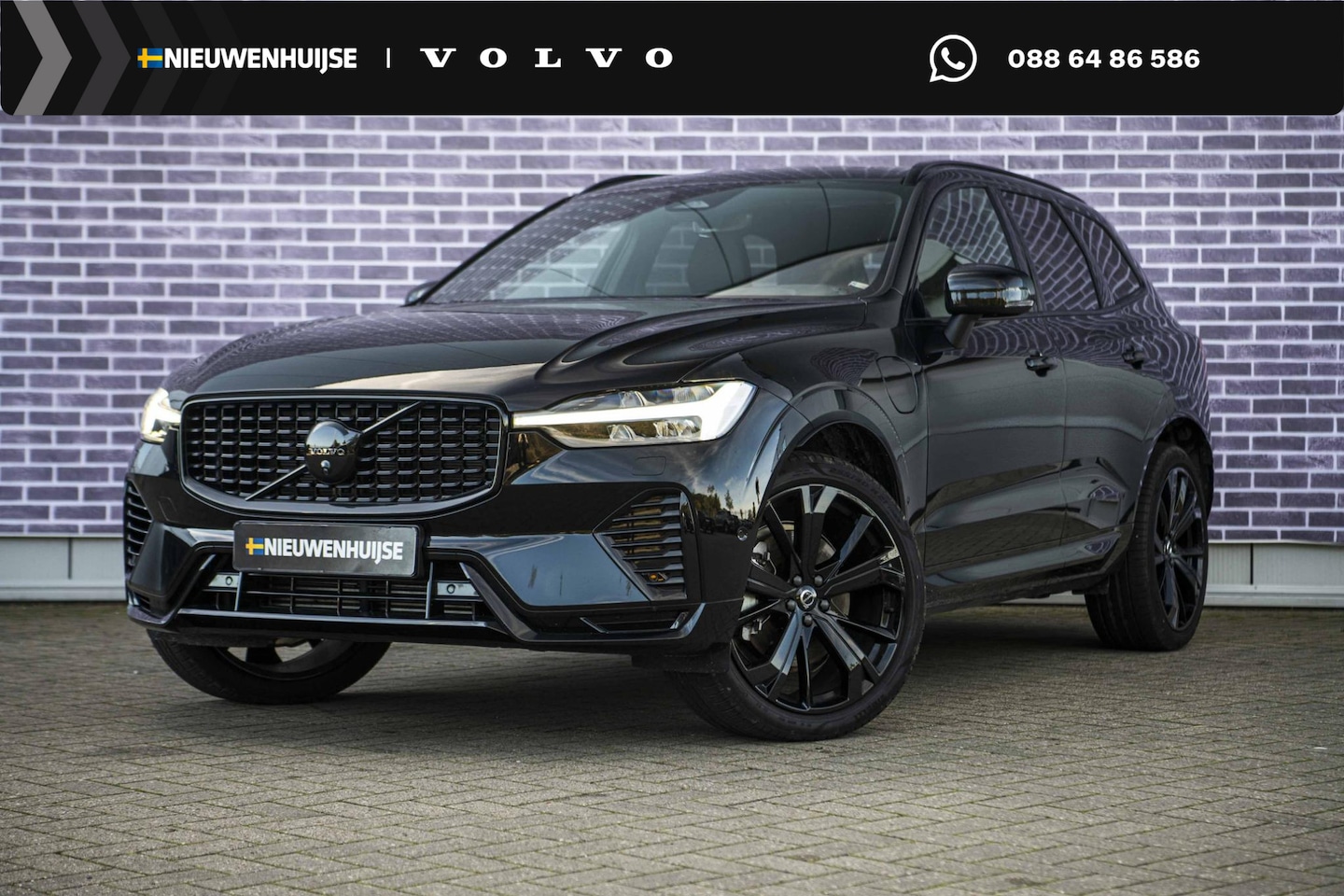 Volvo XC60 - 2.0 T6 Plug-in hybrid AWD Plus Black Edition | Adaptieve Cruise Control | Panoramadak | Ha - AutoWereld.nl