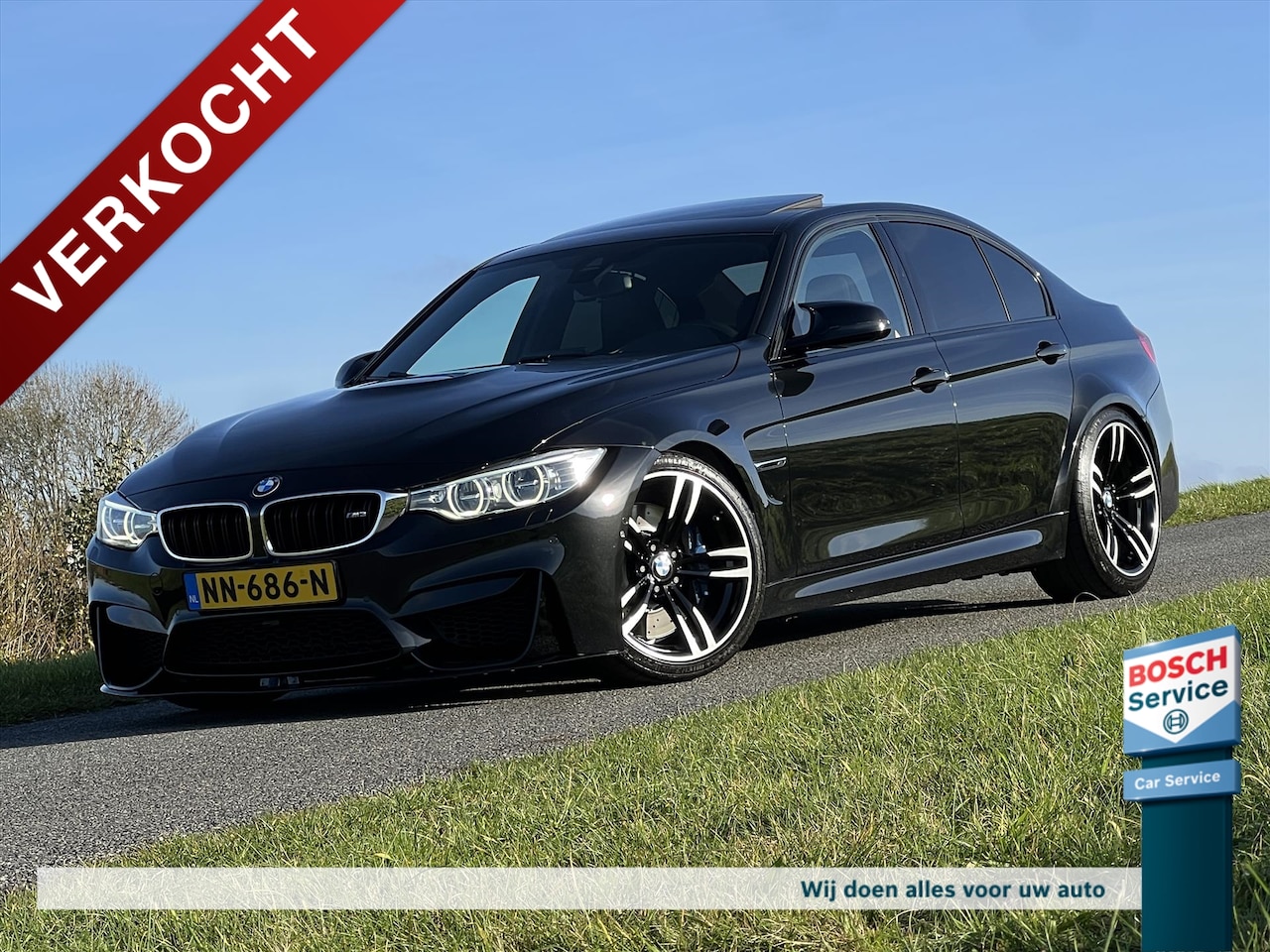 BMW M3 - F80 431PK / Schuif-kantel dak / Harman/Kardon / Head-up / Memory stoelen / Keyless / 360° - AutoWereld.nl