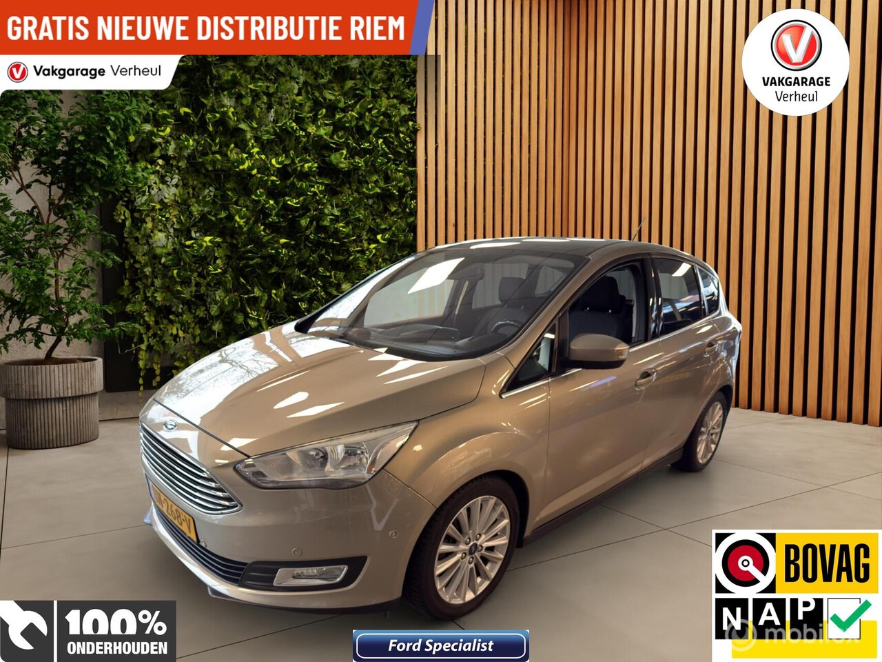 Ford C-Max - 1.0 Titanium|125Pk|Apple|Boekjes|Panodak|Nap - AutoWereld.nl
