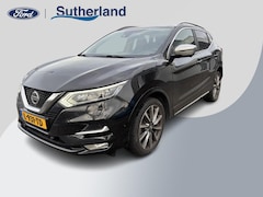 Nissan Qashqai - 1.3 DIG-T Tekna + 160pk Automaat | Trekhaak | Achteruitrijcamera | Lederen bekleding | Sto
