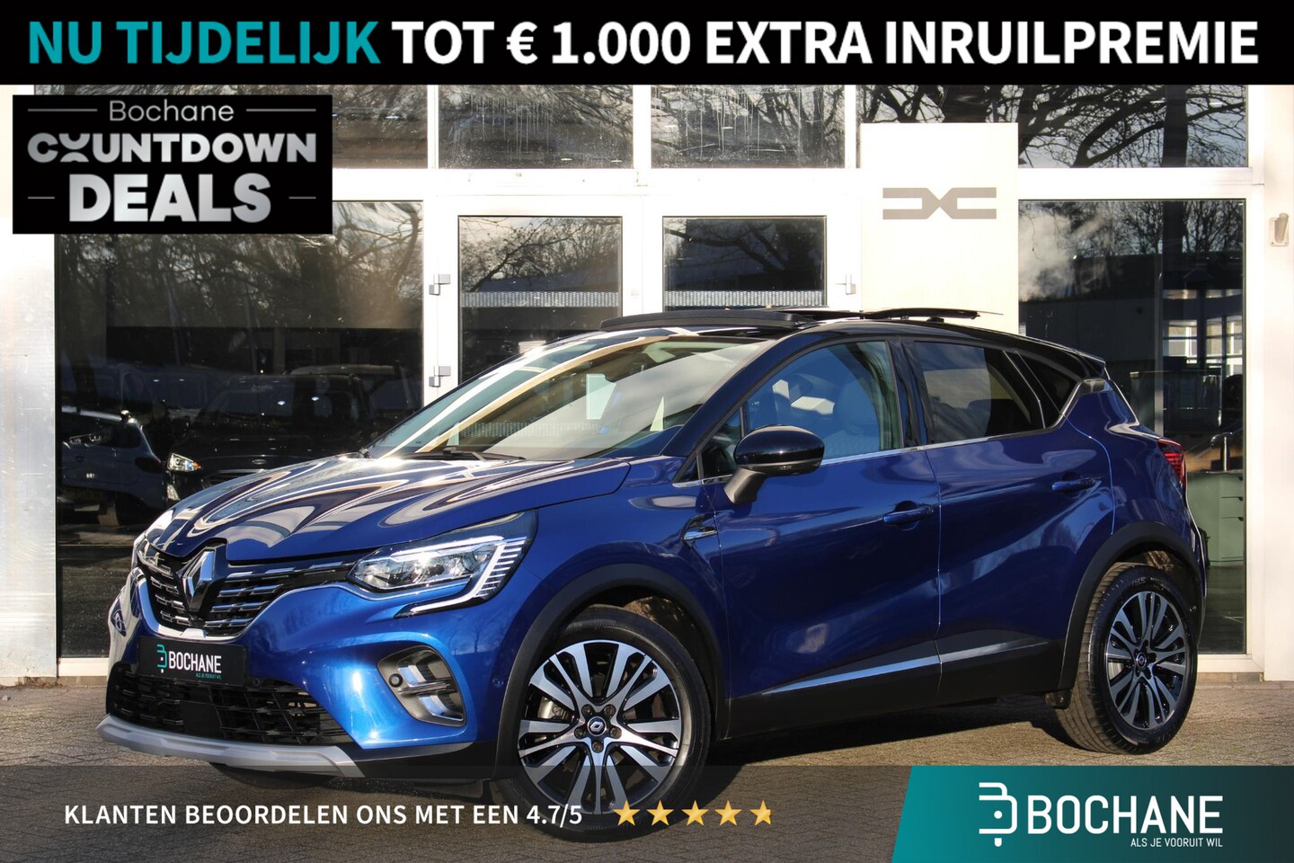 Renault Captur - 1.3 mild hybrid 160 iconic | Winter pakket | Panoramadak | Elektrische stoelbediening | BO - AutoWereld.nl