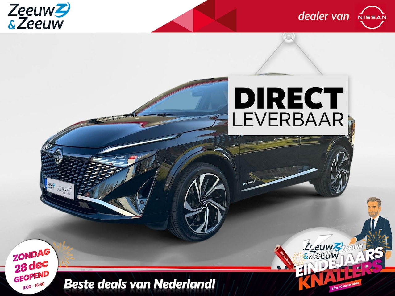 Nissan Qashqai - 1.5 e-Power Tekna Plus | DE NIEUWE GENERATIE E-POWER| DIRECT LEVERBAAR | €3000,- KORTING | - AutoWereld.nl