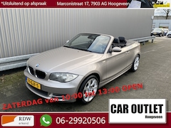BMW 1-serie Cabrio - 118i High Executive 133Dkm.NAP, AUTOMAAT, Leer, Clima, CC, LM, Afn.Trekh, nw. APK – Inruil