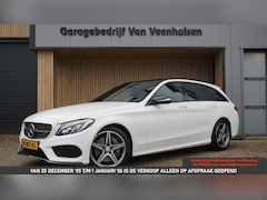 Mercedes-Benz C-klasse Estate - 250 211pk AMG-line Pano.Dak Led Leder *Black Optik* Standkachel Keyless Burmester 360 View