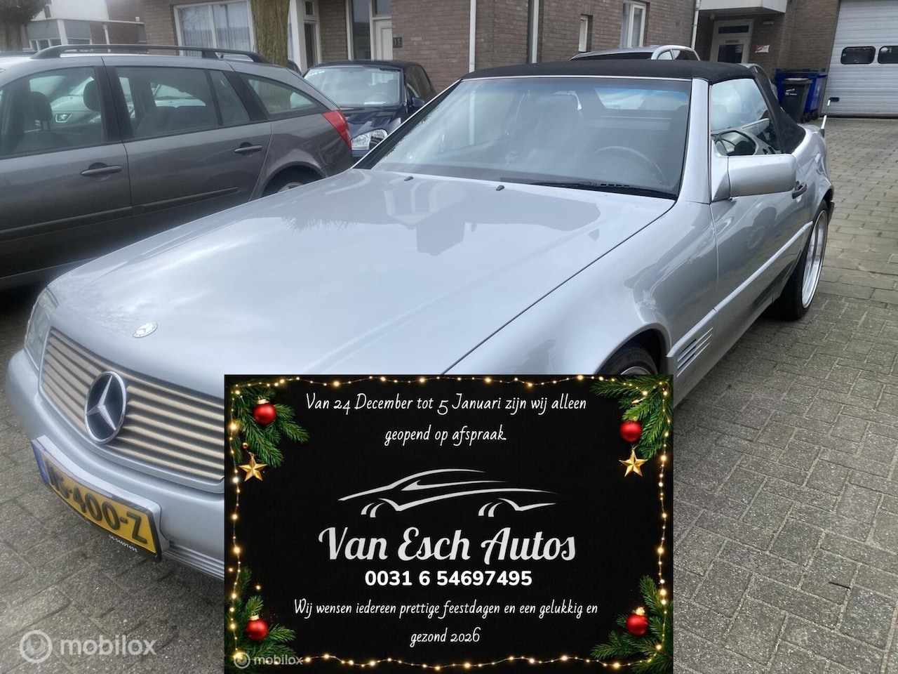 Mercedes-Benz SL-klasse Cabrio - 280 140.DKM AUTOMAAT AIRCO/ECC LEDER - AutoWereld.nl