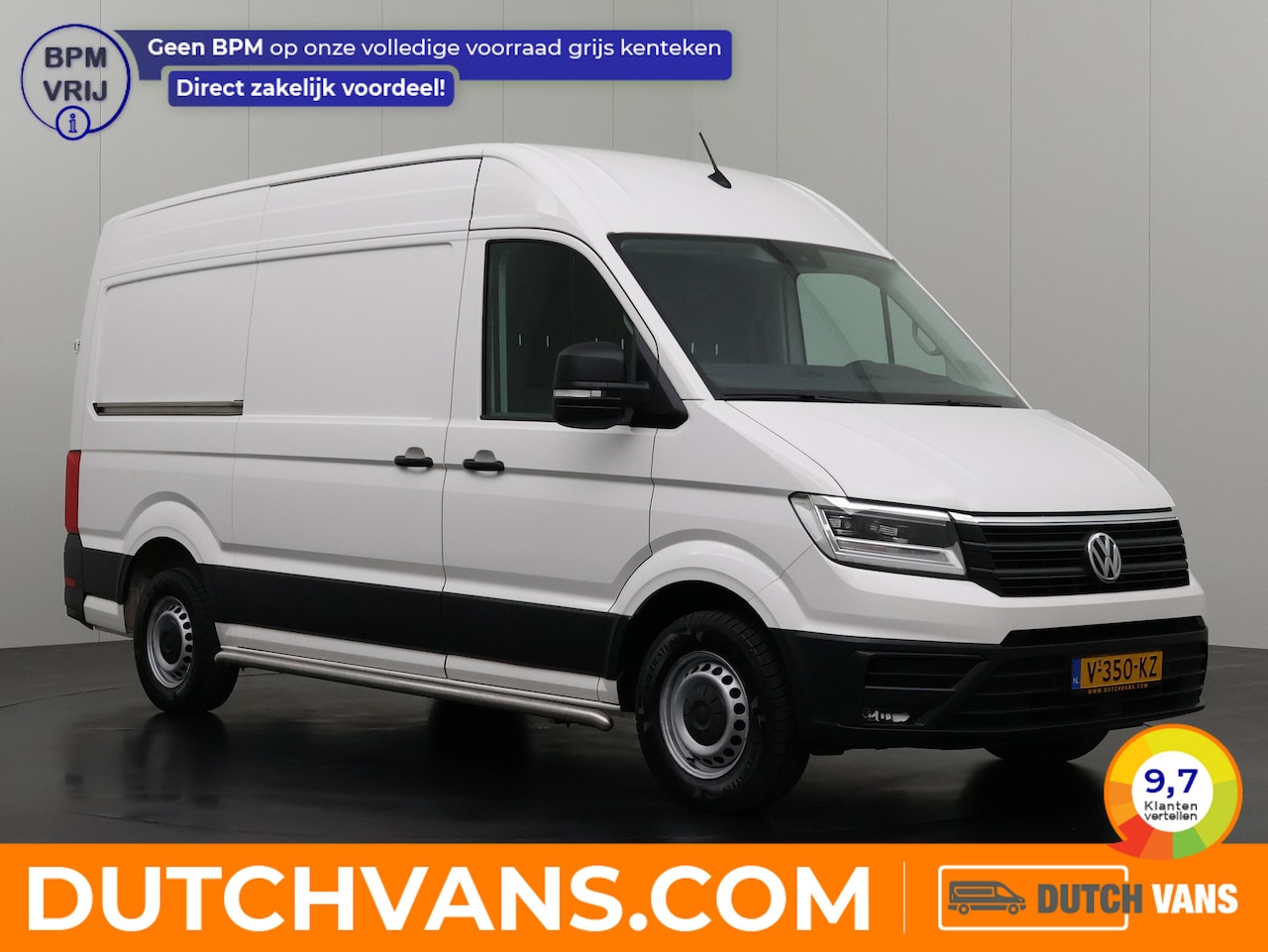 Volkswagen Crafter - 2.0TDI 140PK L3H3 Highline | Led | Navigatie | Camera | Airco | 3000Kg Trekhaak - AutoWereld.nl