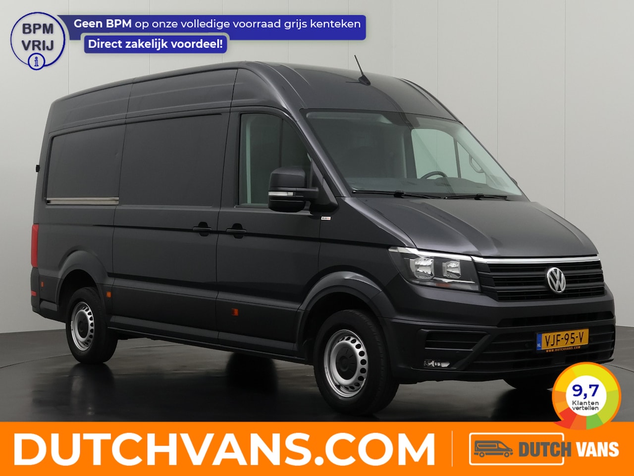 Volkswagen Crafter - 2.0TDI L3H3 Highline | Navigatie | Camera | Airco | Cruise | Betimmering - AutoWereld.nl