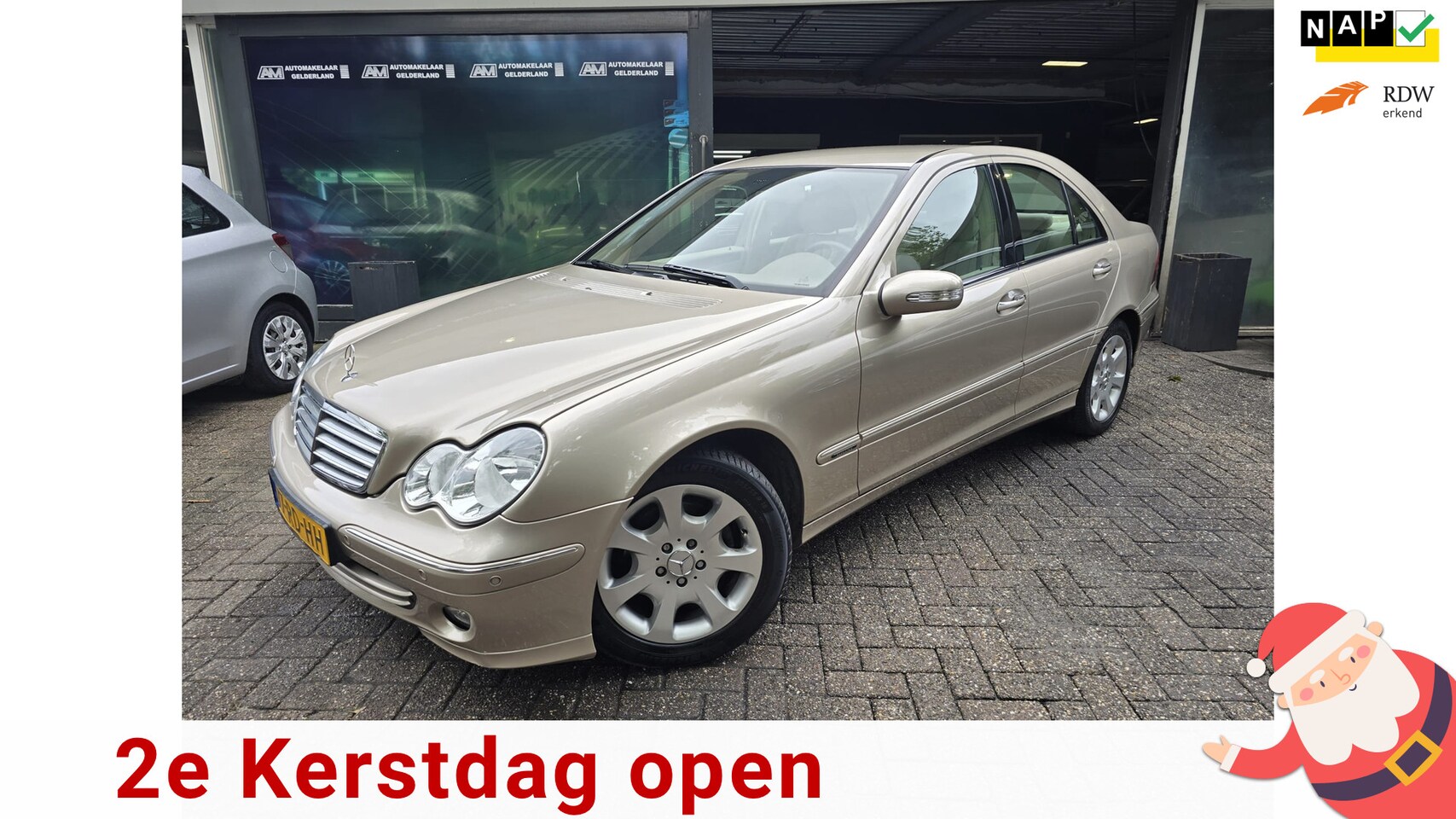 Mercedes-Benz C-klasse - 200 K. Elegance | AUTOMAAT | 2E EIGENAAR | YOUNGTIMER | 12 MND GARANTIE | NAVI | PDC | CRU - AutoWereld.nl