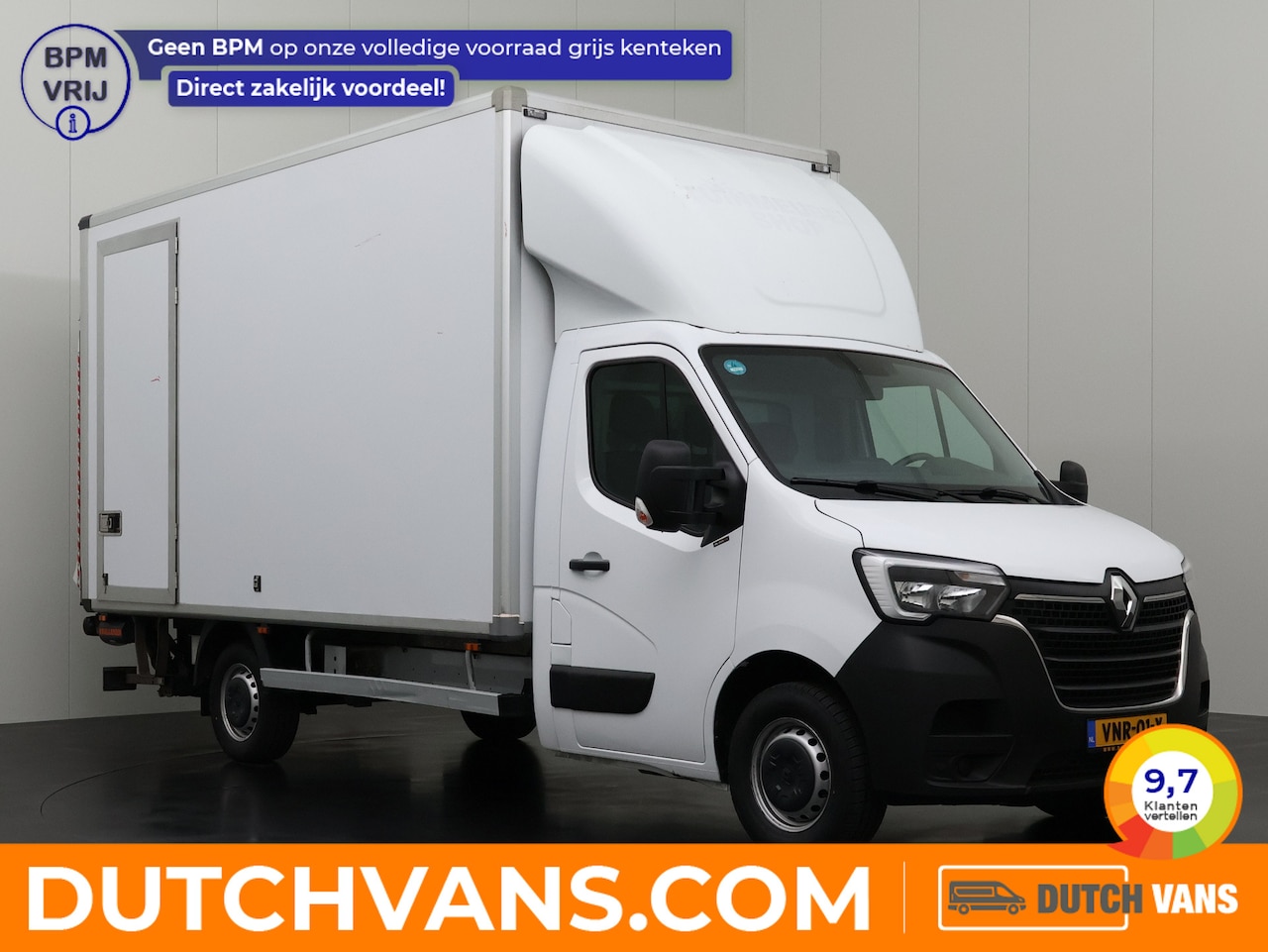 Renault Master - 2.3DCi 165PK Bakwagen+Laadklep | 2.33 Laadbakhoogte | Navigatie | Airco | Cruise | 3-Perso - AutoWereld.nl