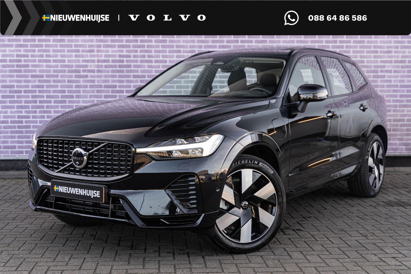 Volvo XC60 - 2.0 T6 Plug-in hybrid AWD Ultra Dark | Trekhaak | Harman Kardon Audio | Schuif- / Kantelda - AutoWereld.nl