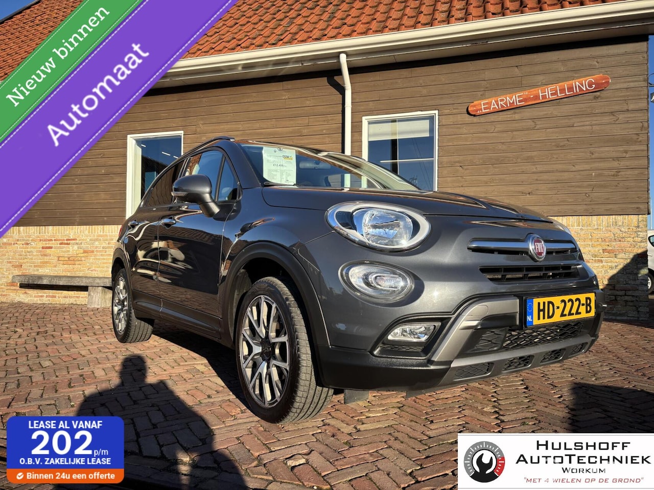 Fiat 500 X - 1.4 Turbo Lounge/AUTOMAAT/NAP/CRUISE/LUXE/ETC.ETC - AutoWereld.nl