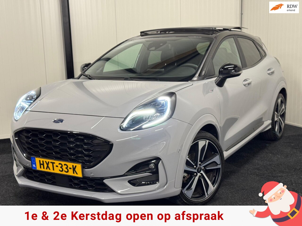 Ford Puma - 1.0 EcoBoost Hybrid ST Line 2022 125PK PANO/KEYLESS/AUTOMAAT/LED/NARDO/CRUISE/19"/TWO-TONE - AutoWereld.nl