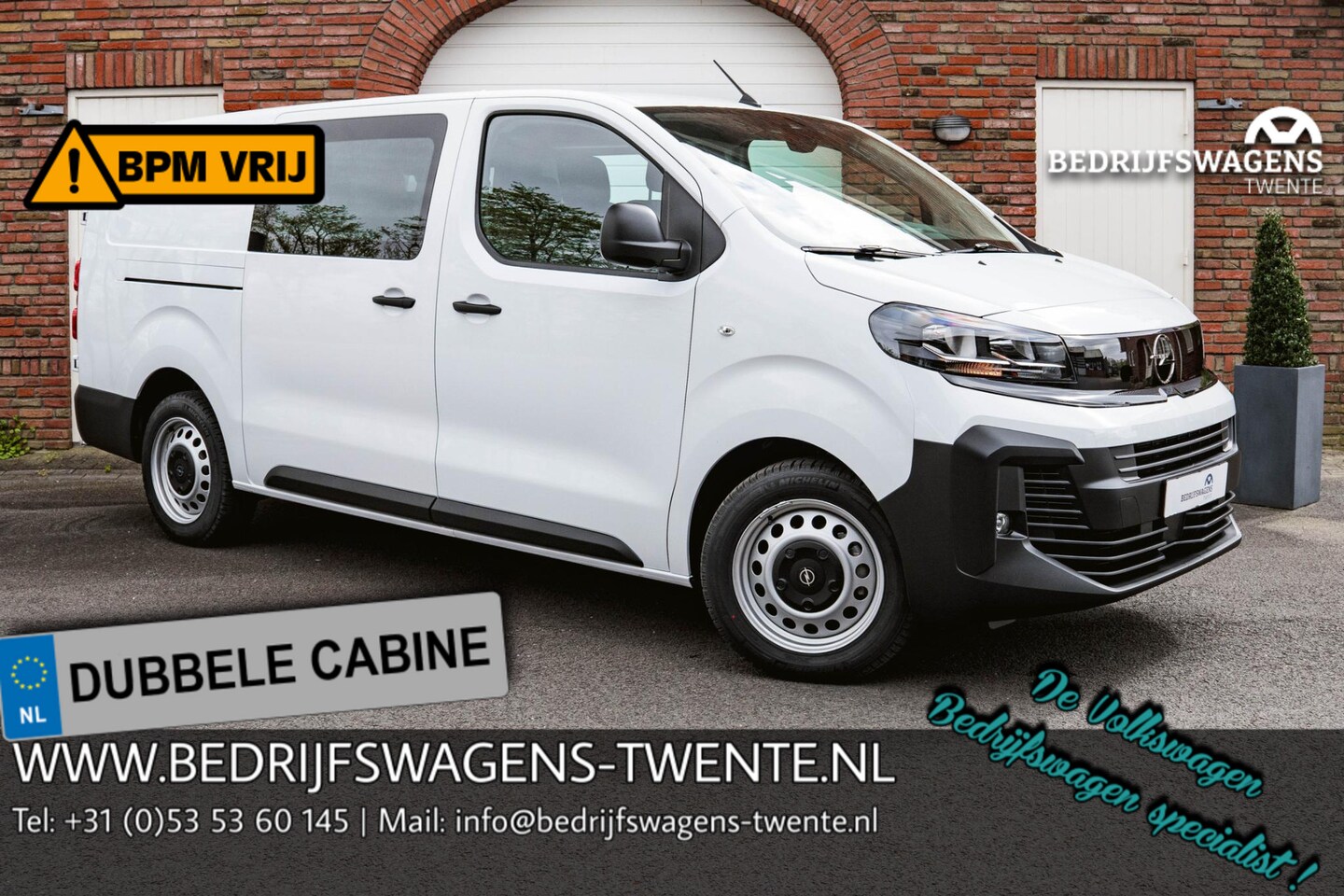 Opel Vivaro - 1.5 Diesel 120pk L3H1 DUB/CAB Apple Carplay/Anroid auto 6-zitplaatsen NAVI - AutoWereld.nl