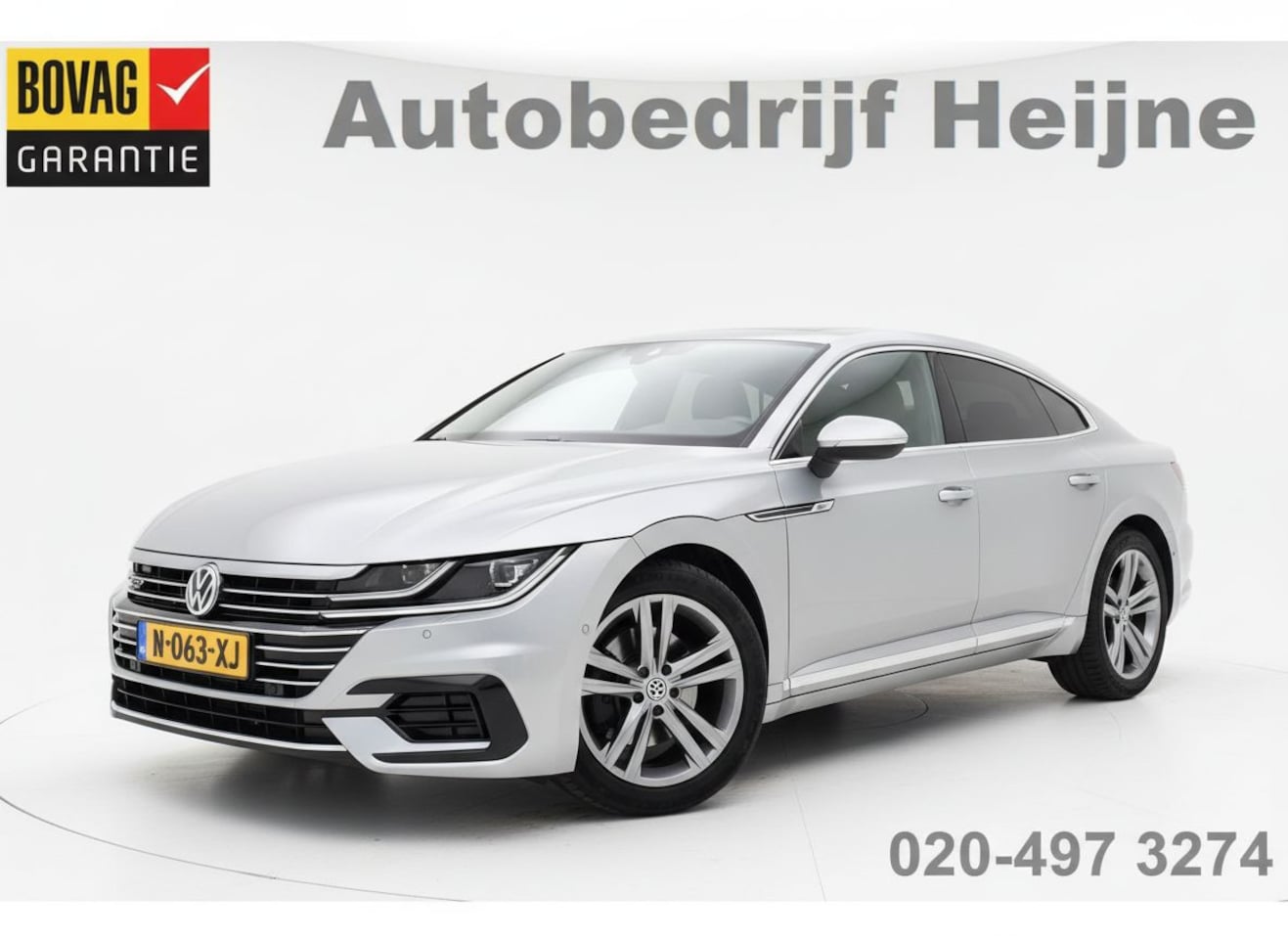 Volkswagen Arteon - 2.0 TSI 190PK DSG R-LINE BUSINESS LEDER/CAMERA/VIRTUAL - AutoWereld.nl