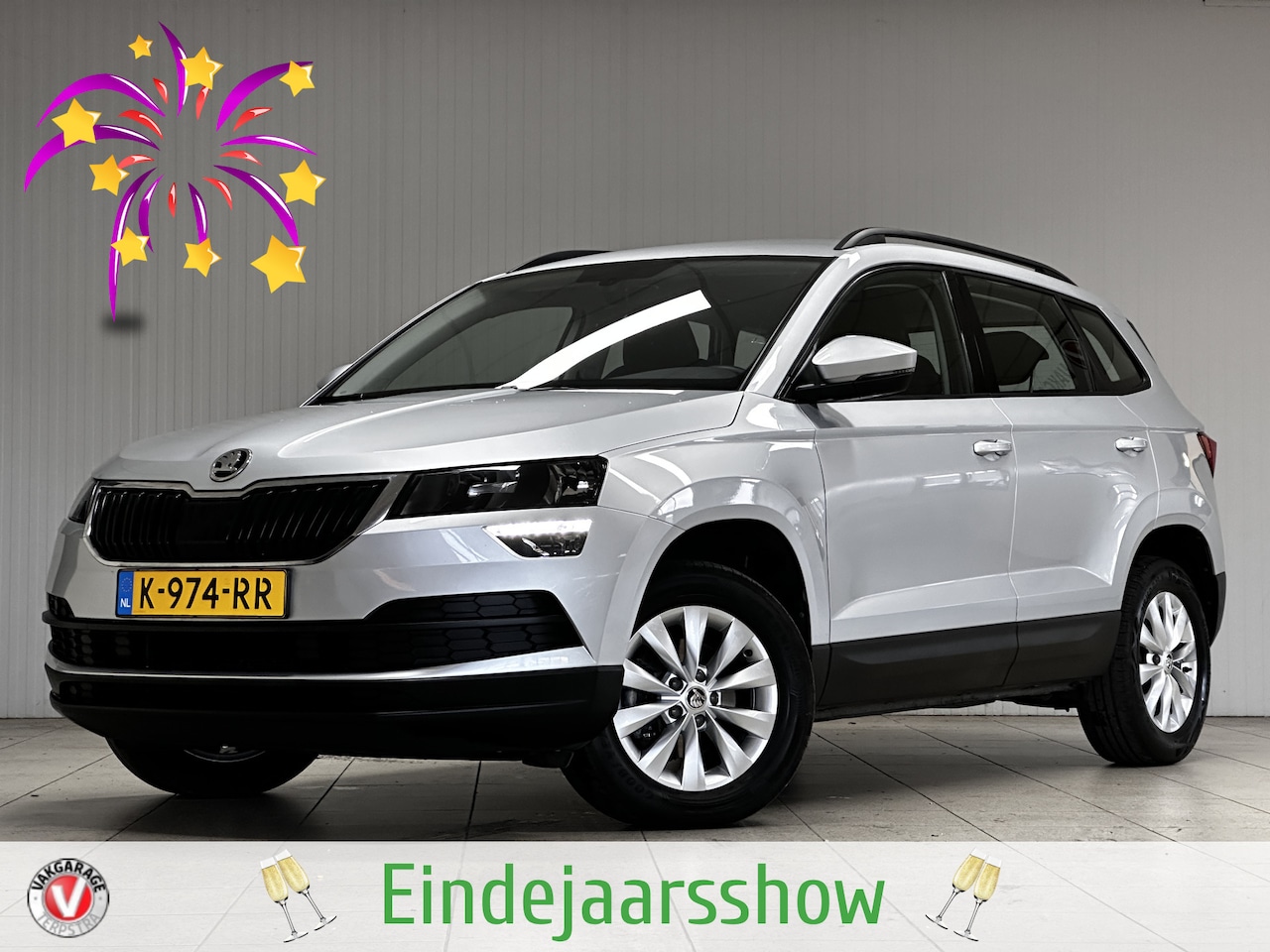 Skoda Karoq - 1.5 TSI ACT Business Edition /150PK! /AUTOMAAT! /Apple + Android /DAB+! /Navi /Climat /Cru - AutoWereld.nl
