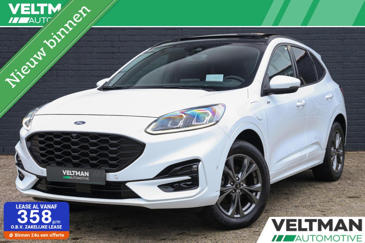 Ford Kuga - 2.5 PHEV ST-Line X PANO TREKHAAK ADAPTIVE CRUISE HEAD UP CAMERA - AutoWereld.nl