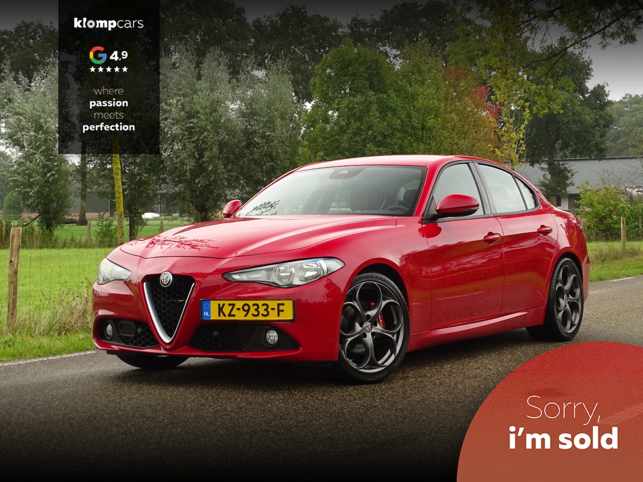 Alfa Romeo Giulia - 2.0T | 310PK | Rosso | Cloverleafs | Verlaagd | Zeer netjes! - AutoWereld.nl