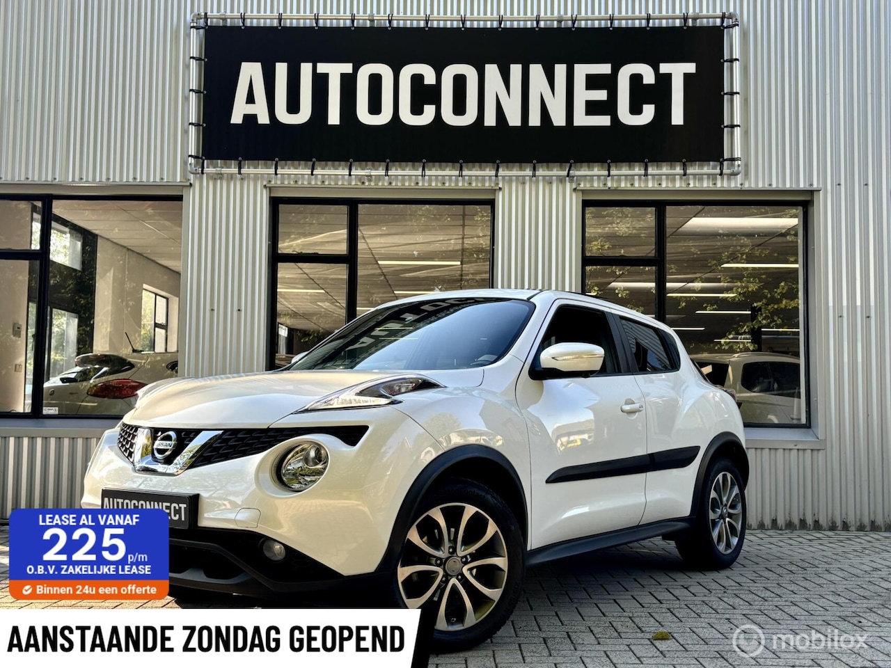 Nissan Juke - 1.6 Tekna. PANODAK, NAVI, AUTOMAAT, CRUISE. - AutoWereld.nl