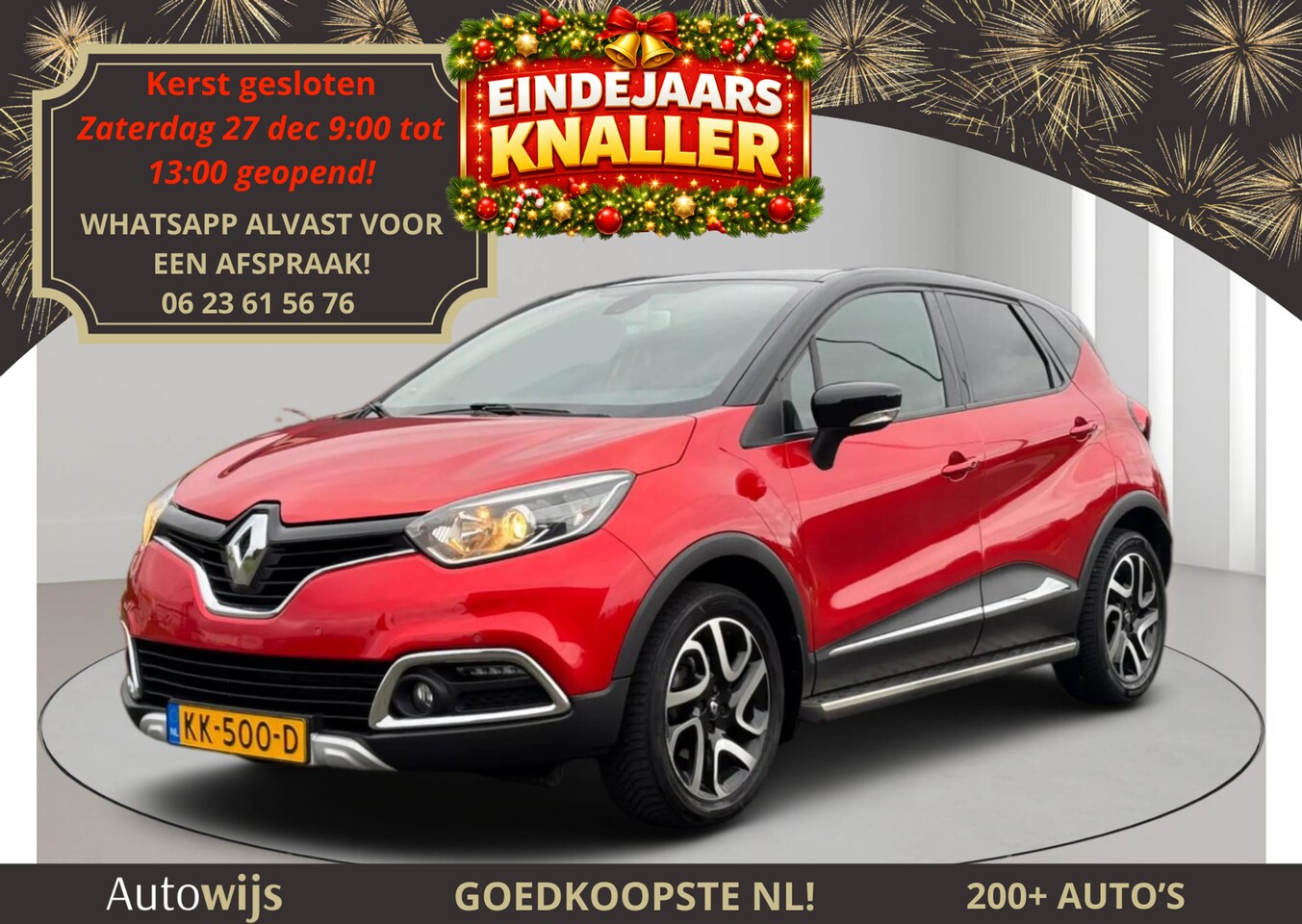 Renault Captur - 1.2 TCe Xmod|Leder|Xenon|Camera|Trekhaak|NL AUTO|Navi - AutoWereld.nl