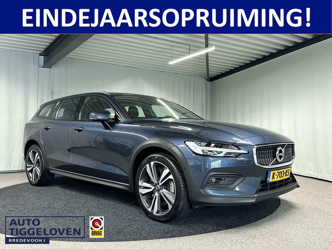 Volvo V60 Cross Country - 2.0 B5 AWD Pro Automaat | Trekhaak | Leder | Memory - AutoWereld.nl