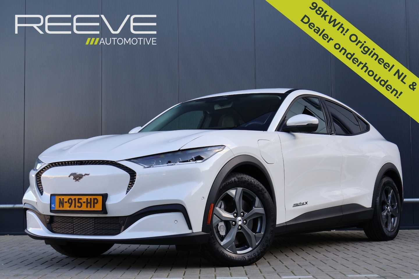 Ford Mustang Mach-E - Extended RWD 98 kWh | Leer | Adaptieve Cruise | B&O |  Camera | Stoelverwarming | Elektris - AutoWereld.nl