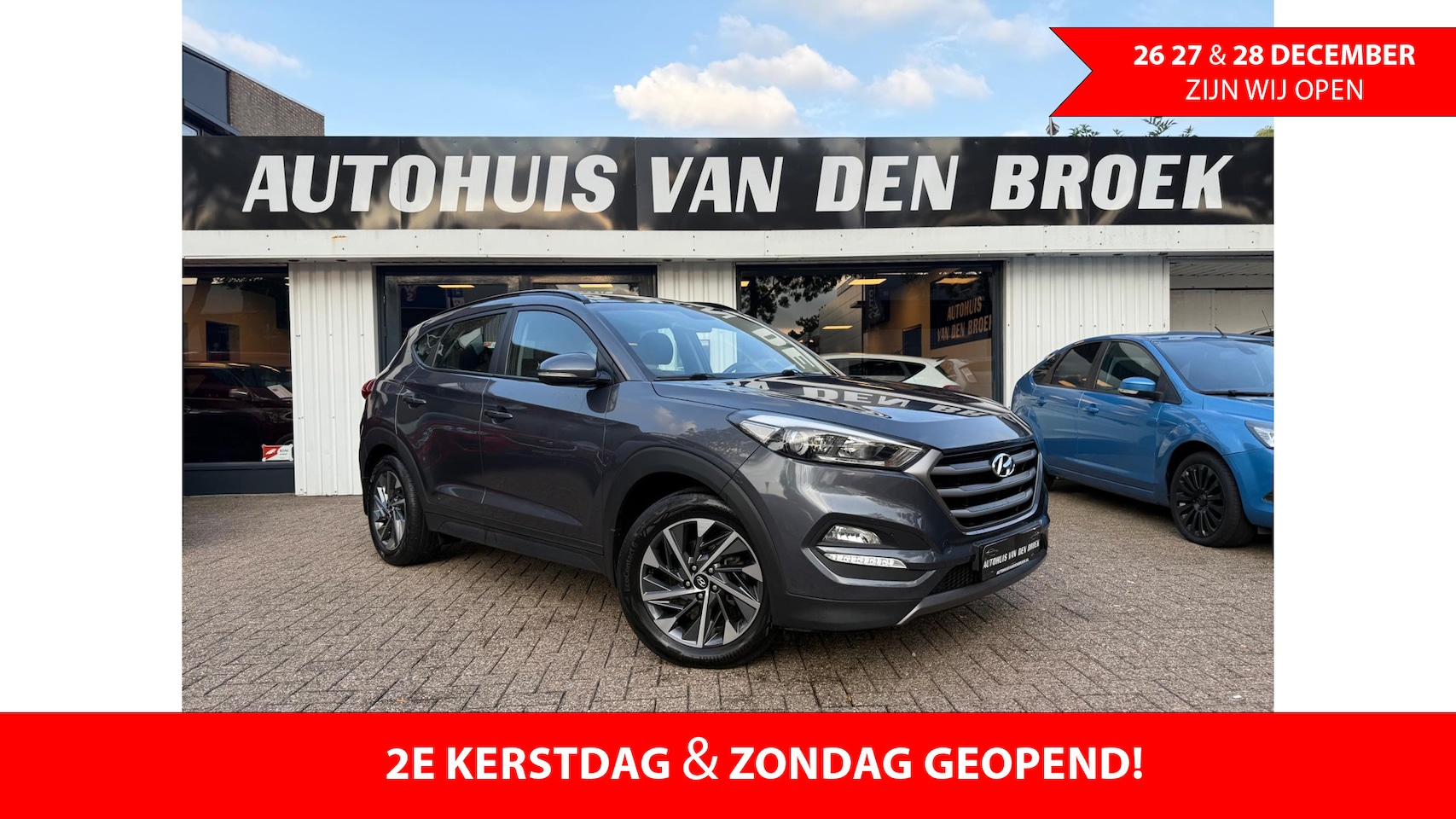 Hyundai Tucson - 1.6 T-GDi 177Pk 4WD|Automaat|Pano|Navi|Cruise|Clima|Trekh|Lmv|Nw Apk| - AutoWereld.nl