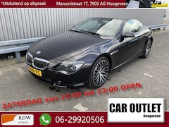BMW 6-serie Cabrio - 645Ci 172Dkm.NAP, AUTOMAAT, Navi, Leer, 20"LM, Vol & z.g.a.n. APK – Inruil Mogelijk –