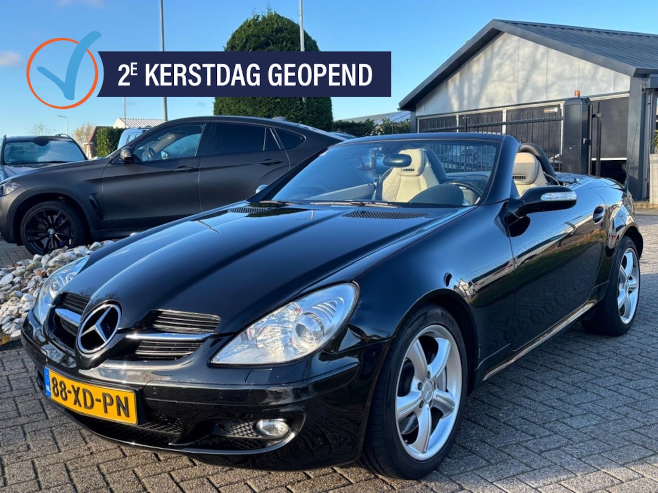 Mercedes-Benz SLK-klasse - 350 V6 Zwart 2007 NL Auto 1E Eigenaar - AutoWereld.nl