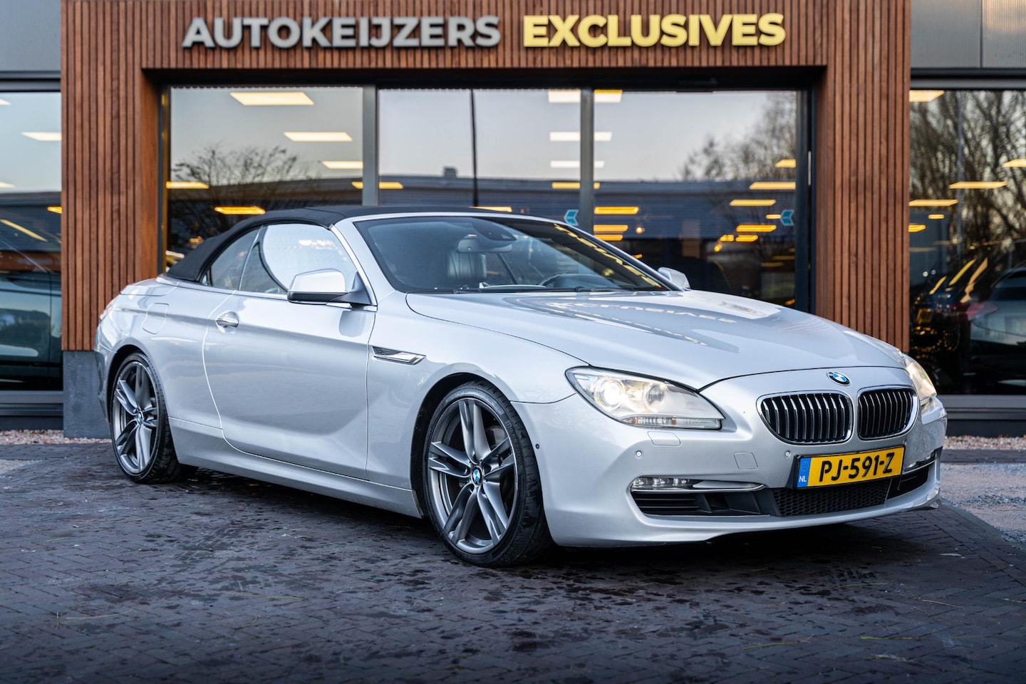 BMW 6-serie Cabrio - 640i High Executive Leer Sportstoelen Navi - AutoWereld.nl