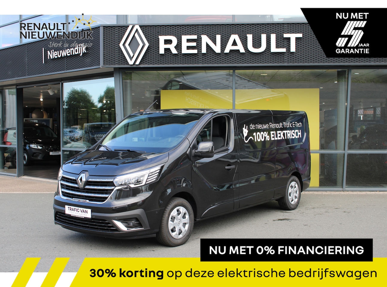 Renault Trafic E-Tech - GB L2H1 Electric Nu met 30% korting - AutoWereld.nl