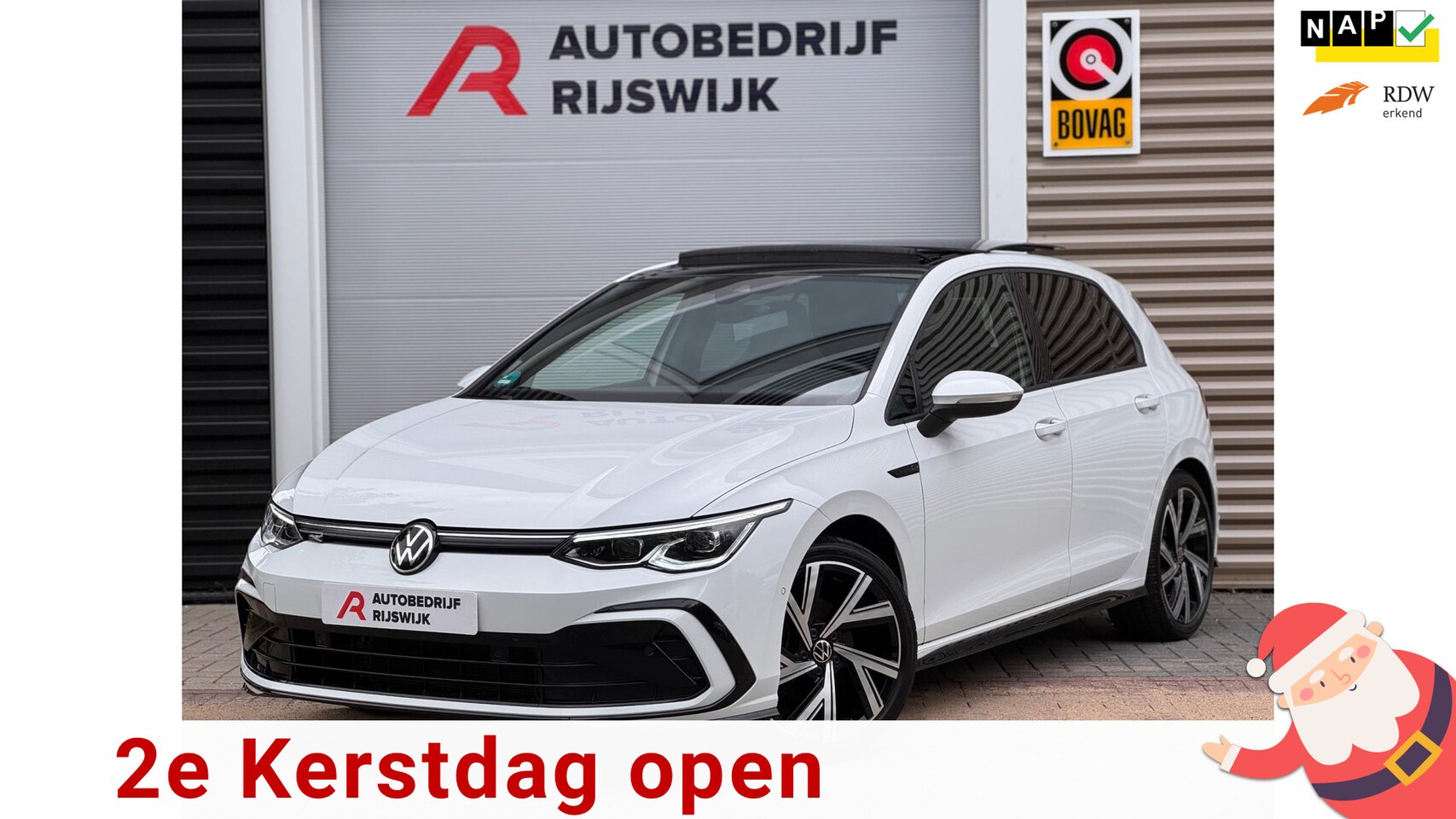 Volkswagen Golf - 1.5 eTSI R-Line Pano/Matrix/Blindspot/Camera - AutoWereld.nl