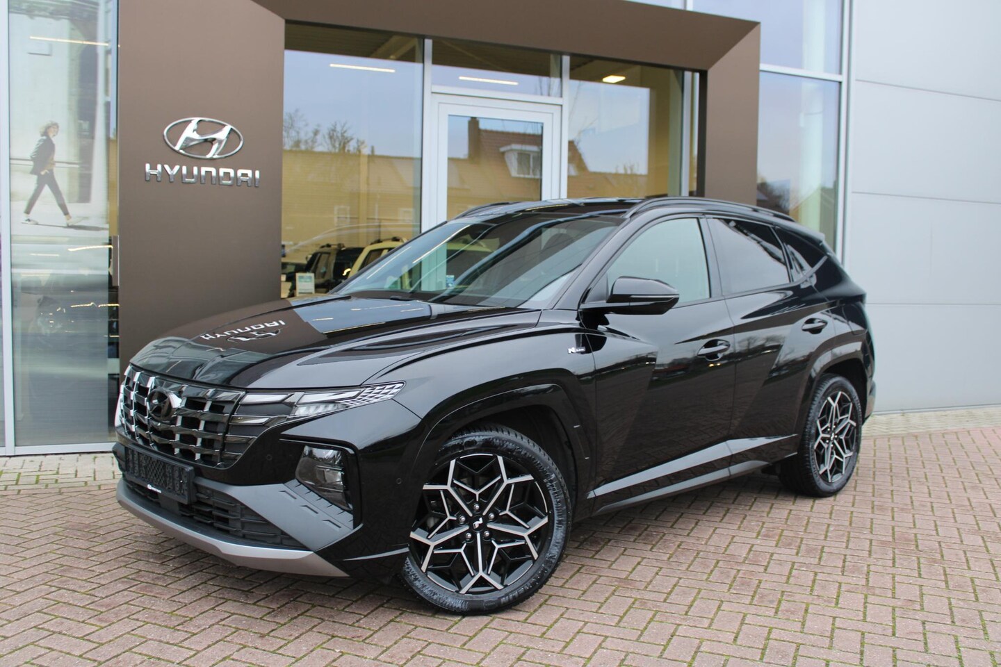 Hyundai Tucson - 1.6 T-GDI HEV N Line 360 camera 19" Memory Airco Navi Carplay Vol!!!!! - AutoWereld.nl