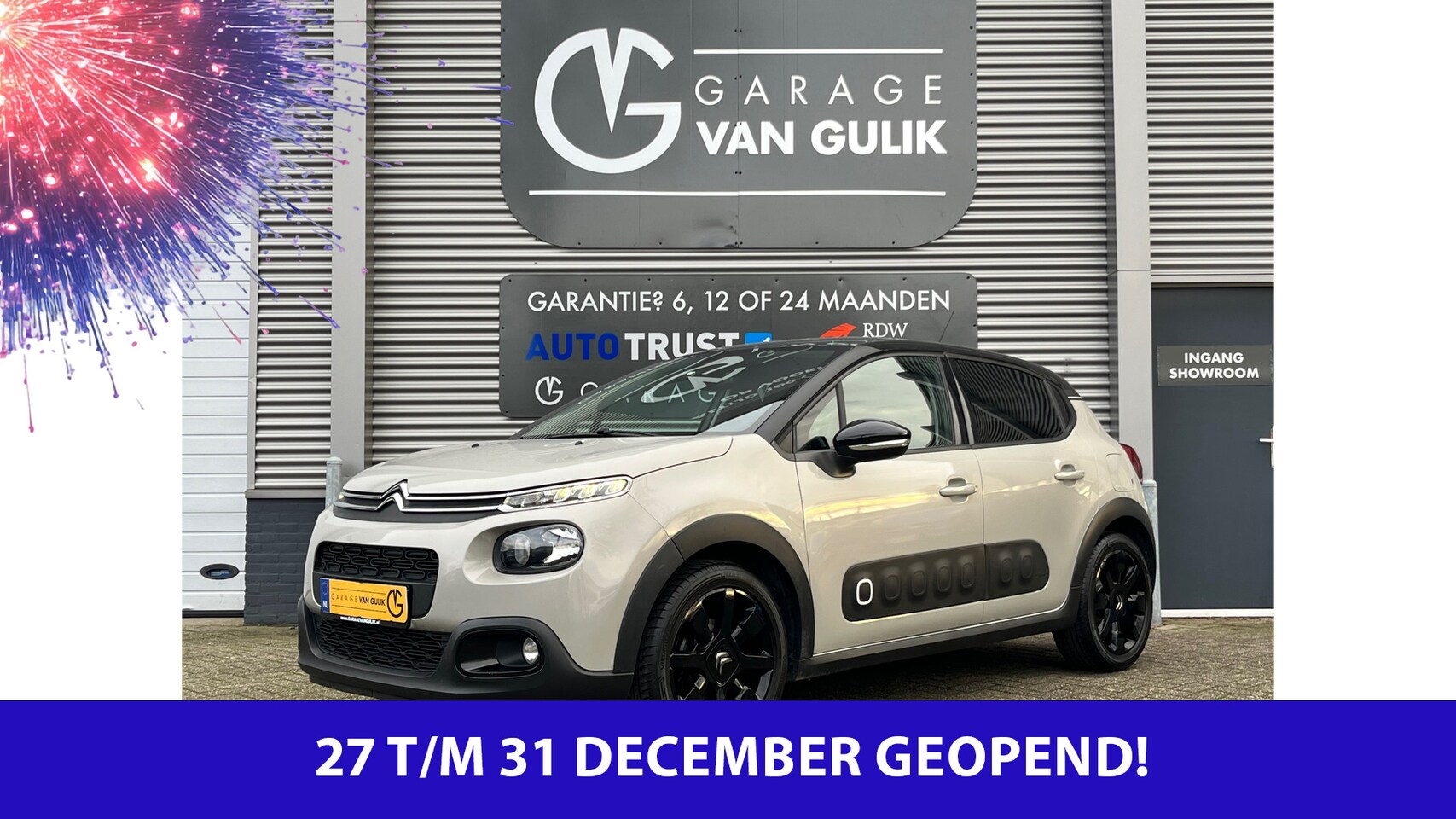 Citroën C3 - 1.2 PureTech S&S Shine 110PK Trekhaak,TwoTone,Navi,Clima,Cruise,Isofix,Camera,Carplay,Blue - AutoWereld.nl